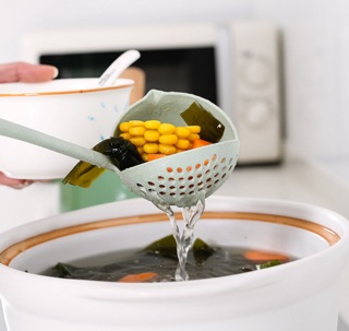 [HOT] Muôi/Muỗng Múc Canh Lúa Mạch Có Lỗ 2 trong 1