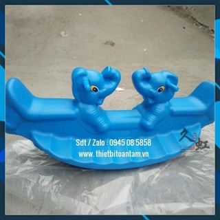 ( HÀNG SẴN )  Bập bênh đôi con voi Đặc biệt an toàn, không gây mùi và không gây đôc hại cho bé