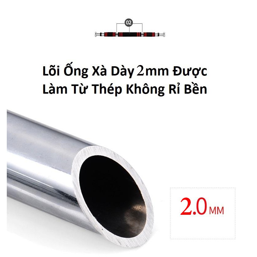 [Mã FAMALLT5 giảm 15% đơn từ 30k] Xà Đơn Tăng Chiều Cao Đa Năng Keenstore - Inox Cao Cấp Loại Đẹp Thép Dày