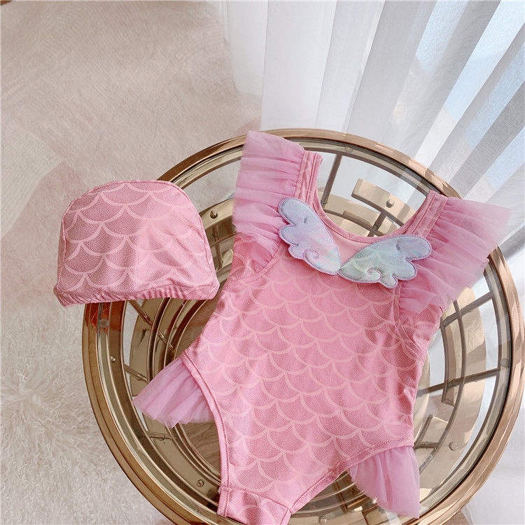 Đồ Bơi Một Mảnh In Hình Nàng Tiên Cá Cho Bé Gái