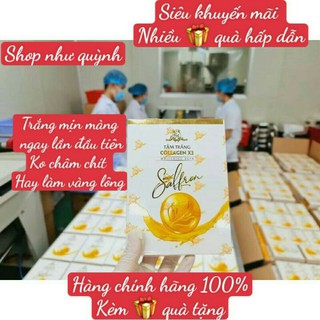 (tặng quà-chính hãng) 1 hộp 3 gói tắm collagen X3