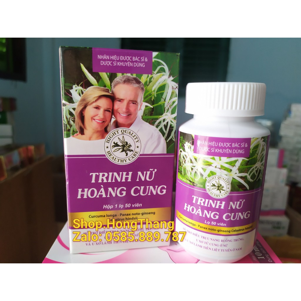 Trinh Nữ Hoàng Cung lọ 50 viên – Hỗ trợ điều trị u xơ tử cung, u nang buồng trứng, u xơ tuyến tiền liệt