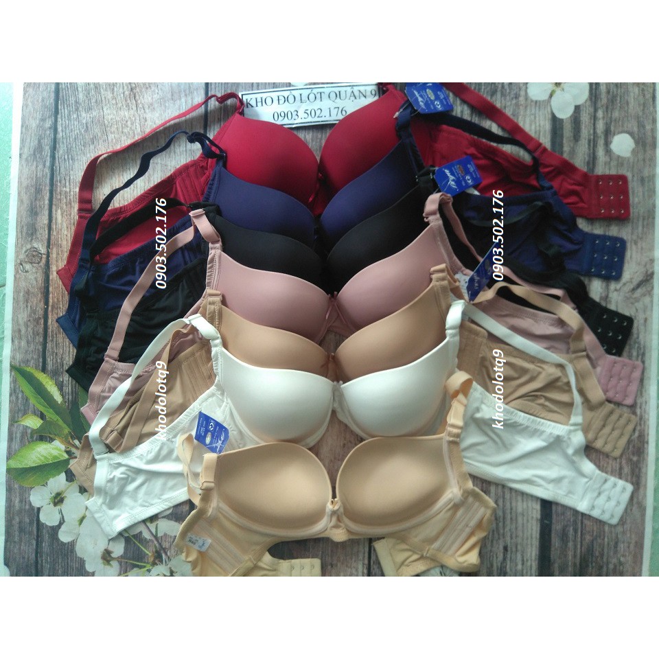 Áo ngực Boya 3 móc trơn dày nâng ngực mặc Áo Dài