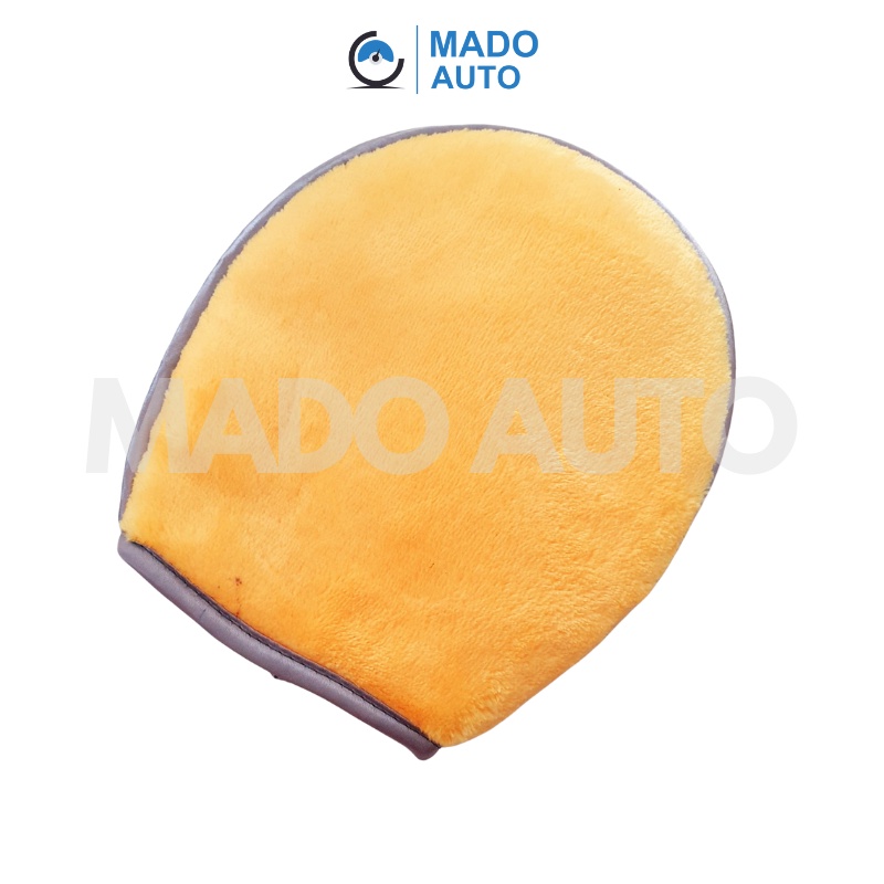 Găng tay lau rửa xe lông mịn chất liệu Microfibre MADO AUTO F629