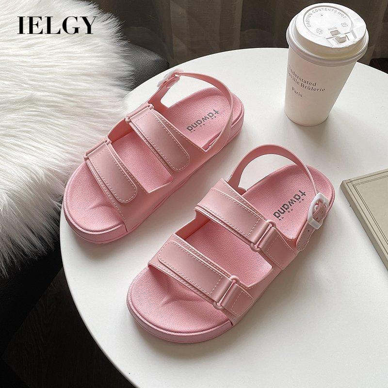 IELGY Sandals da PU thời trang Hàn cho nữ