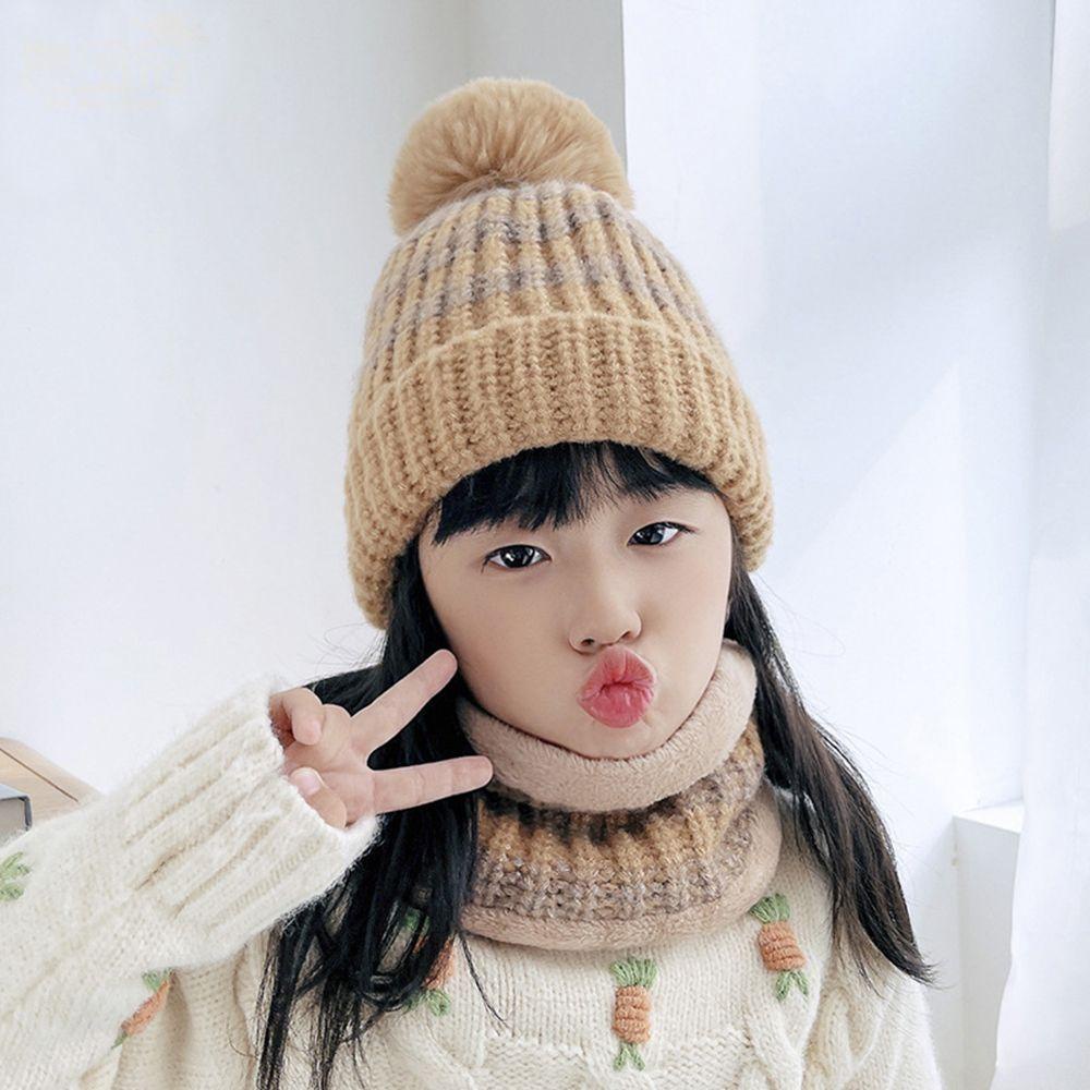 Set Mũ + Khăn Choàng Dày Dặn Thời Trang Cho Bé