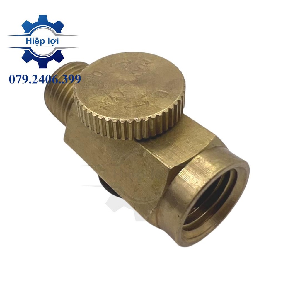 Van khóa khí nén đồng ren 13mm