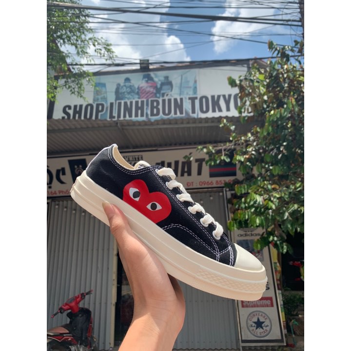 Giày Sneaker Converse TIM cổ thấp đen