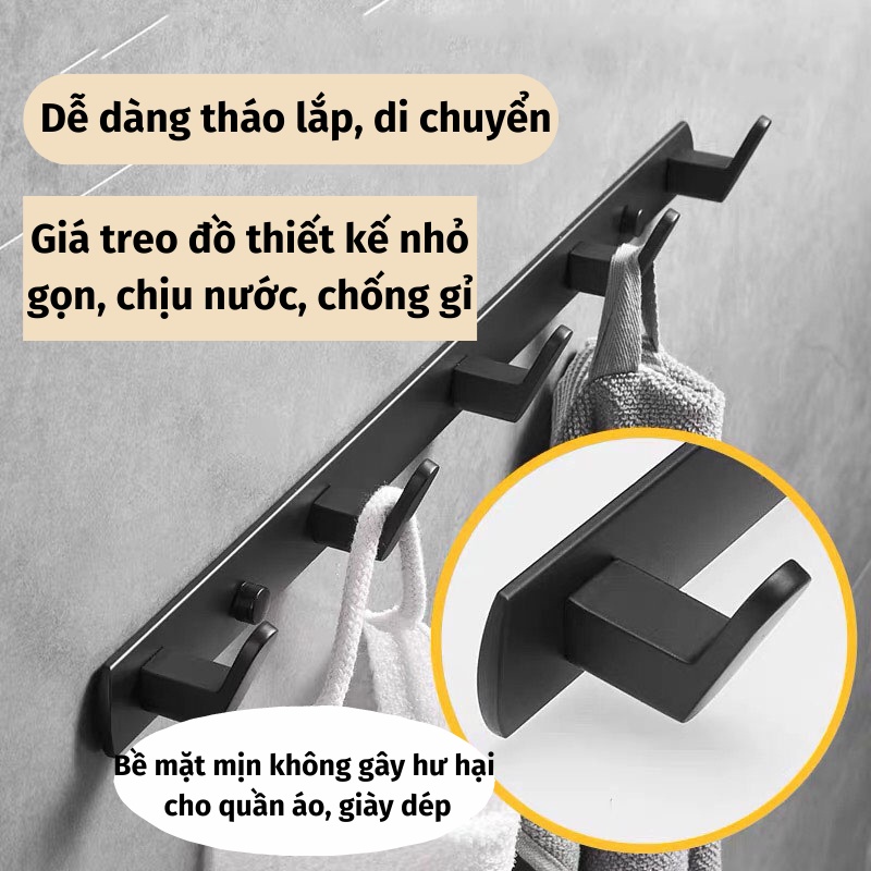 Móc Treo Quần Áo Móc Treo Đa Năng Không Gỉ Nhiều Cỡ Lựa Chọn - KHO GIA DỤNG TRẦN PHÚ