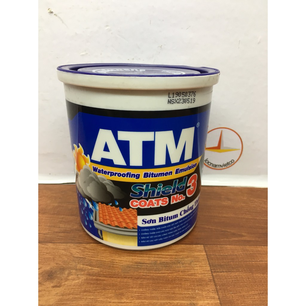 Sơn chống thấm Bitum ATM Shield Coat 1 KG