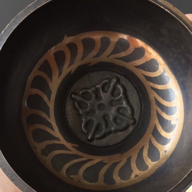 chuông quay Tây tạng 17,5cm - chuông đồng