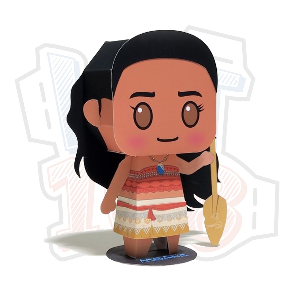 Mô hình giấy Anime Cartoon chibi cute Moana Waialiki