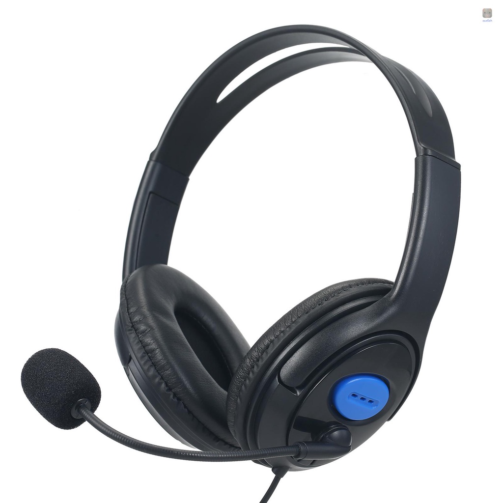 Tai Nghe Chơi Game Có Dây 3.5mm Kèm Micro Và Nút Điều Chỉnh Âm Lượng Cho PC Laptop PS4 Điện Thoại