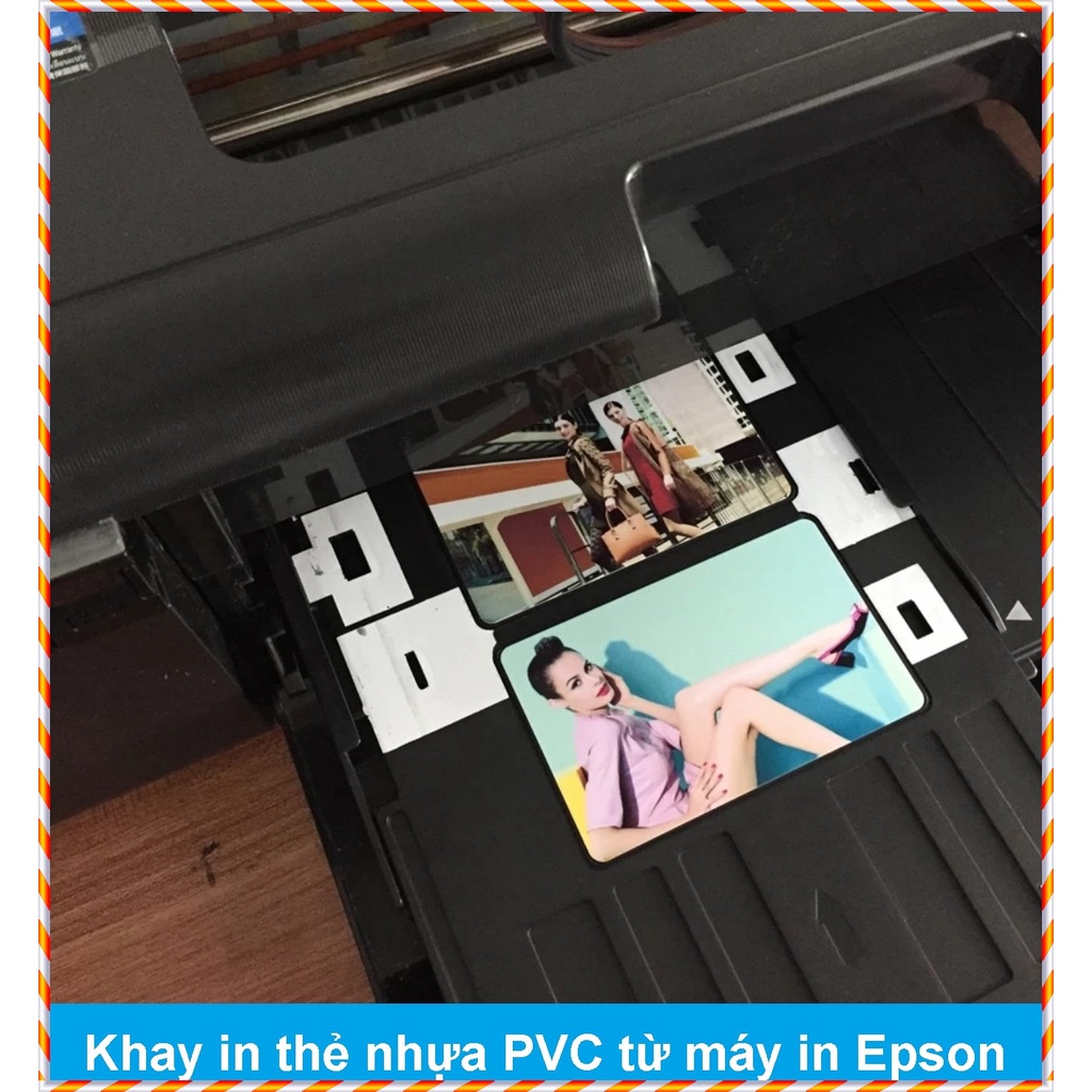 Khay in thẻ nhựa PVC từ máy in Epson T50 T60 L800 L805 R90 R330 R390 R330 L800 L801 Px700w px800FW Px665 Px660