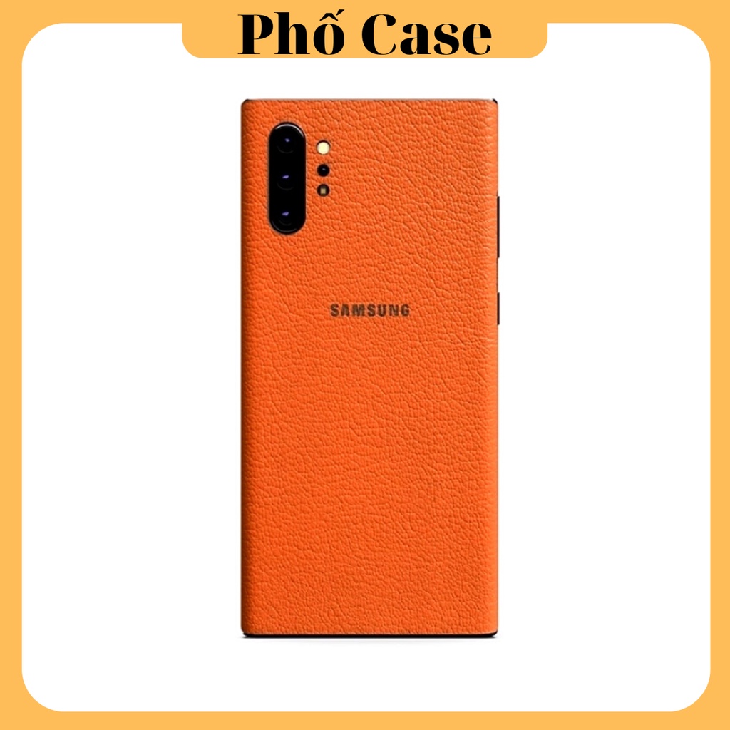 Miếng dán lưng da thật samsung Note 10 Plus Note 20 Ultra S22 Ultra S21 Ultra S20 Ultra S10 Plus Note 9 S20 Plus S21Plus