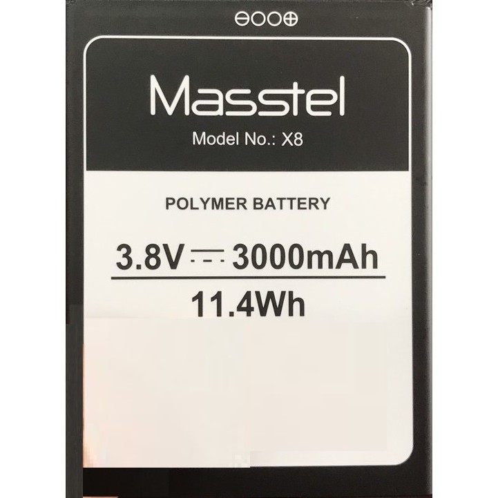 Pin điện thoại X8 - Masstel chính hãng - Giao nhanh - Hỗ trợ vận chuyển - Kiểm tra 100% trước khi gửi