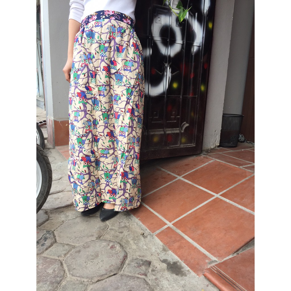 Chân váy chống nắng chất cotton 2 lớp AJA