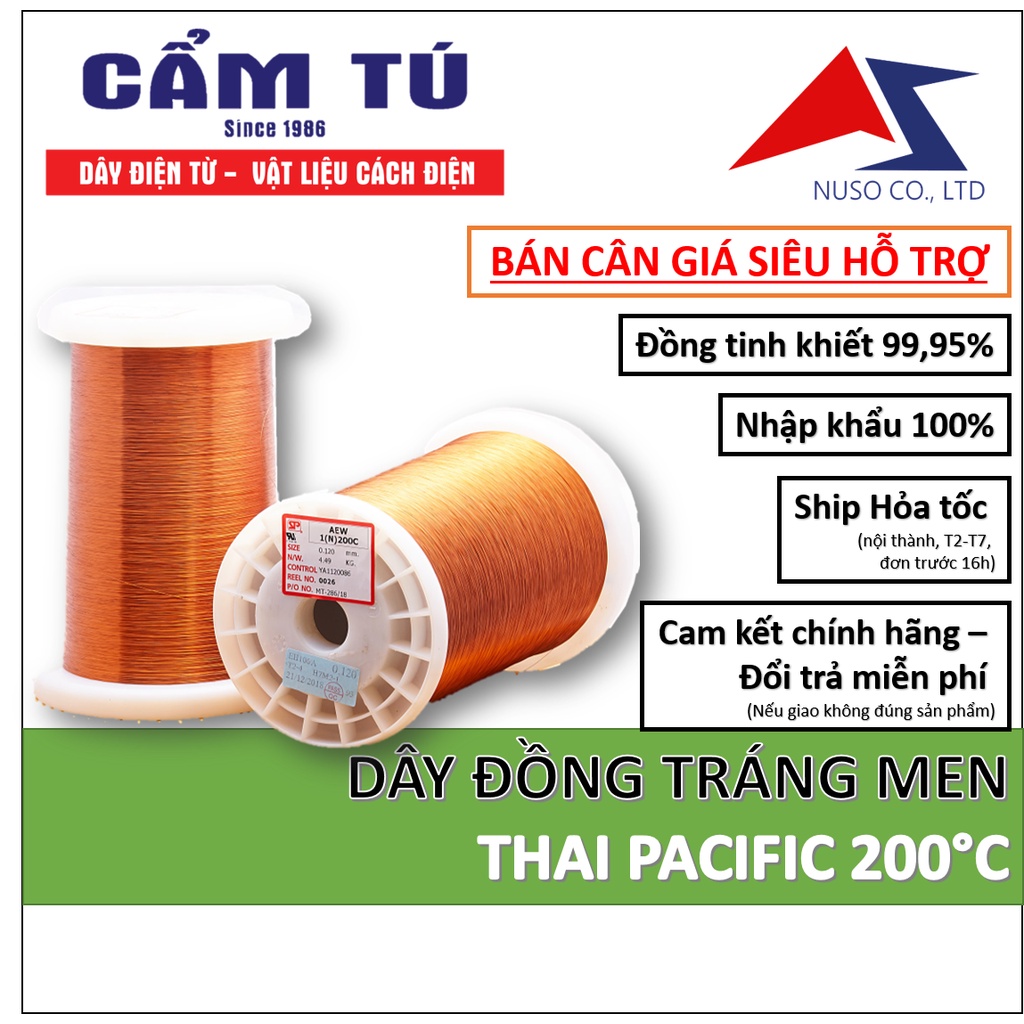 ⛔️MUA CÂN GIÁ SỈ - DÂY ĐỒNG THÁI PACIFIC 200°C
