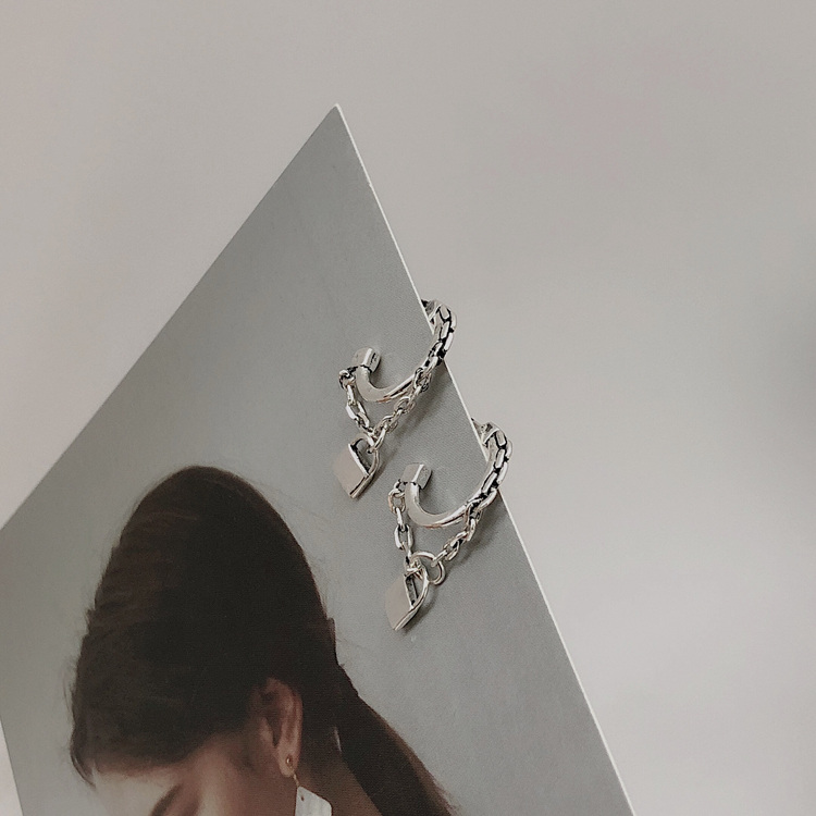 Khuyên Tai Hình Ổ Khóa Độc Đáo Cá Tính Phong Cách Hiphop