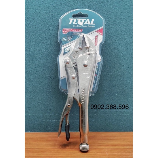 Kìm Bấm Hàm Thẳng 10 inch thép Cr-V loại tốt TOTAL THT191005