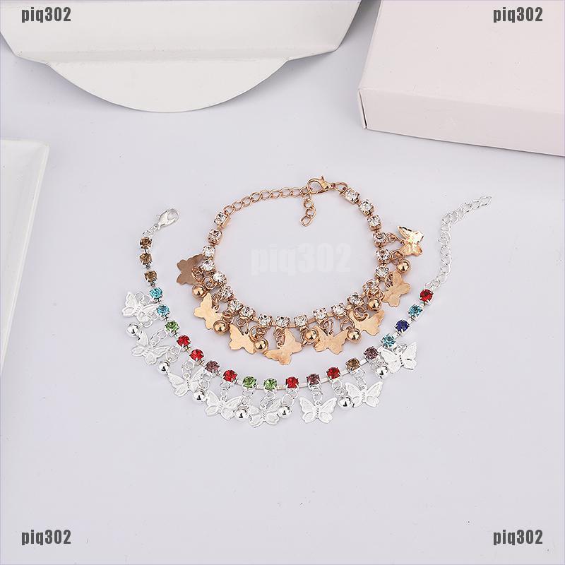 Lắc Chân Phối Mặt Hình Bướm Xinh Xắn Piq302 | BigBuy360 - bigbuy360.vn