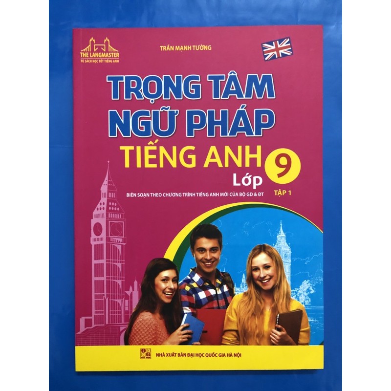 Sách - Trọng tâm ngữ pháp tiếng anh lớp 9 (Combo 2 tập)