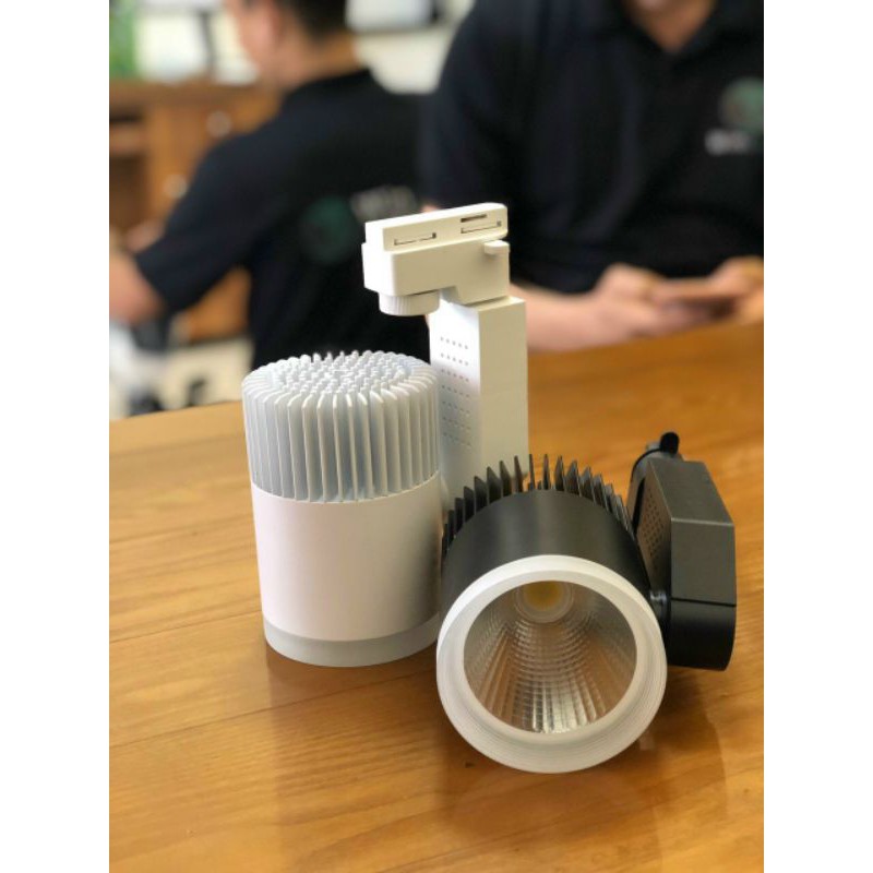 Rọi ray mini 12w, đèn rọi ray trượt, đèn rọi gắn ray t2