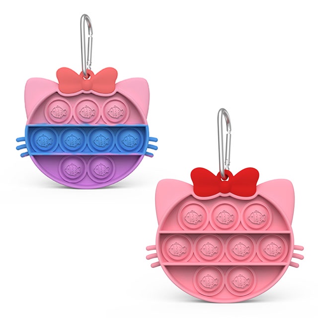 Push Pop Keychain cho trẻ em Người lớn HDY Dứa hai mặt Khủng long Kích thước nhỏ