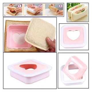 HÀNG NHẬT Khuôn cắt bánh mì Sandwich hình trái tim ngộ nghĩnh