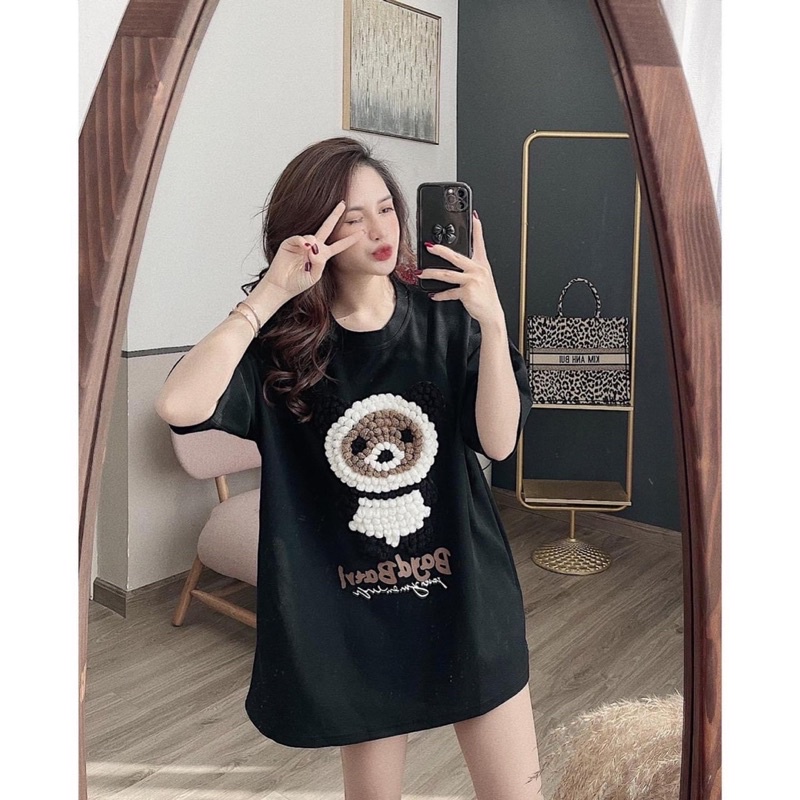 Áo phông 5D cún tai đen TT11