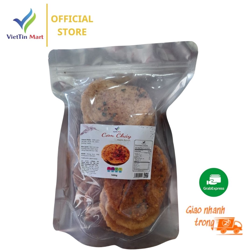 Cơm Cháy Mắm Hành Bể VIETTINMART 500G