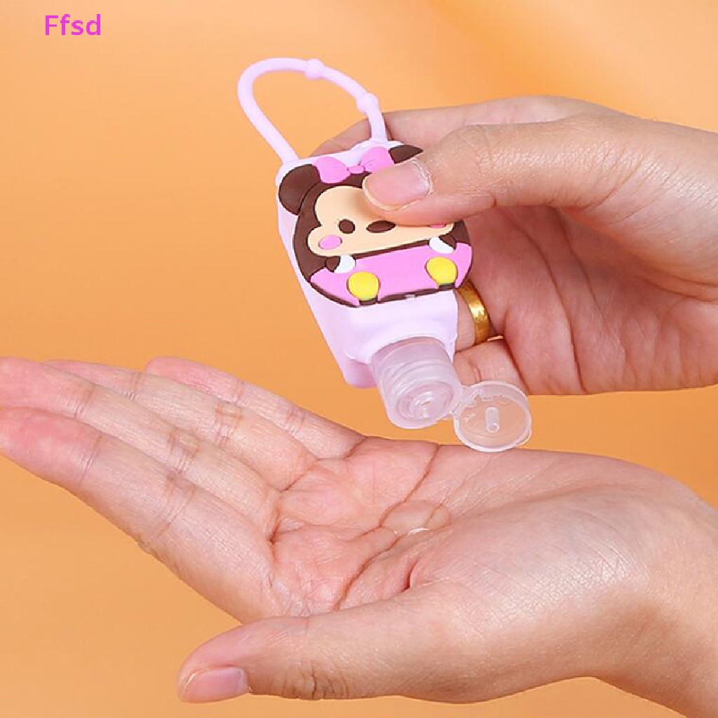 {Ffsd} Giá Đỡ Bình Đựng Nước Rửa Tay / Chai Nước Rửa Tay Bằng Silicon Họa Tiết Động Vật