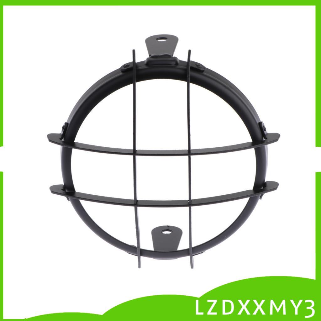 Mặt Nạ Lưới Hình Vuông Bằng Kim Loại 5.75inch Bảo Vệ Đèn Pha Xe Mô Tô Lzdxxmy3