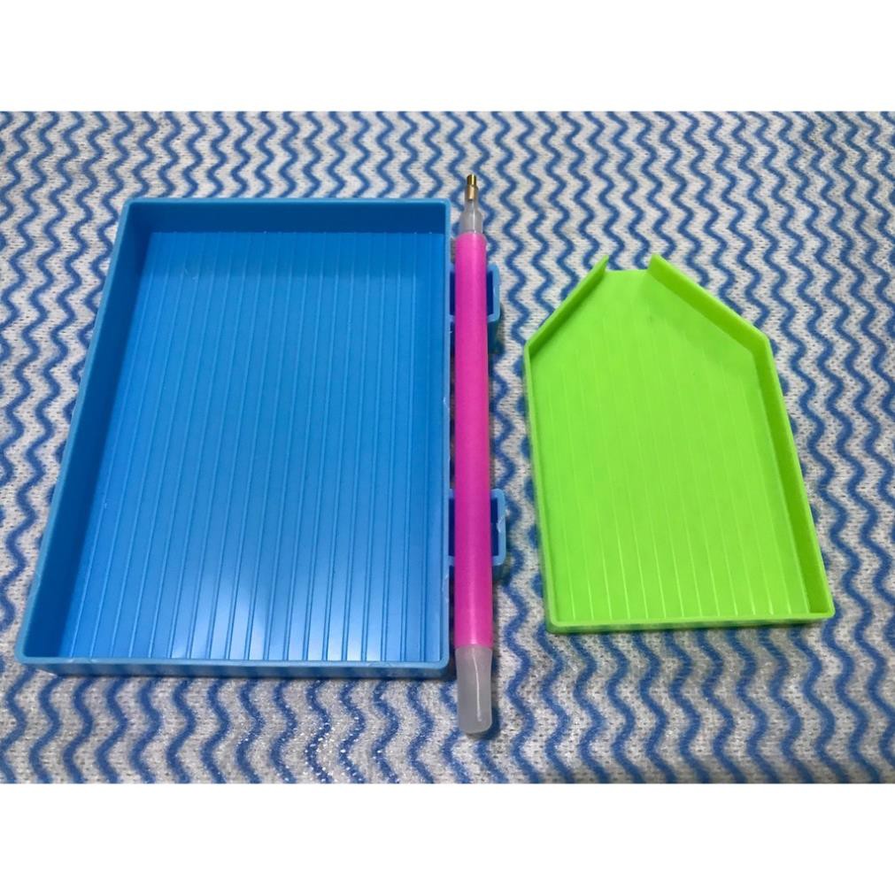 FreeShip Khay đựng đá dùng cho tranh đính đá, chấm đá