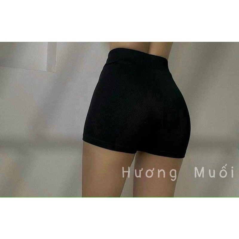 Quần legging đùi - ngố co dãn ảnh thật