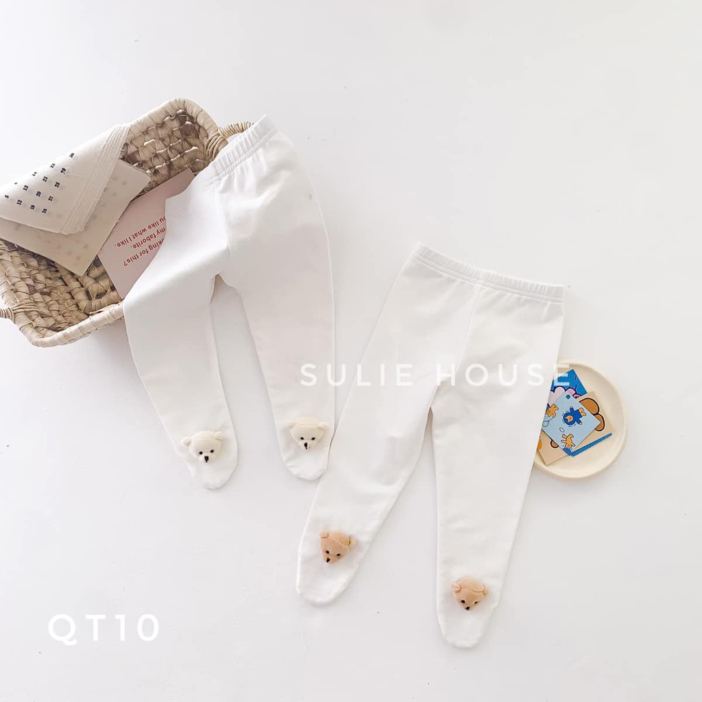 Quần tất hình gấu 3D - QT10