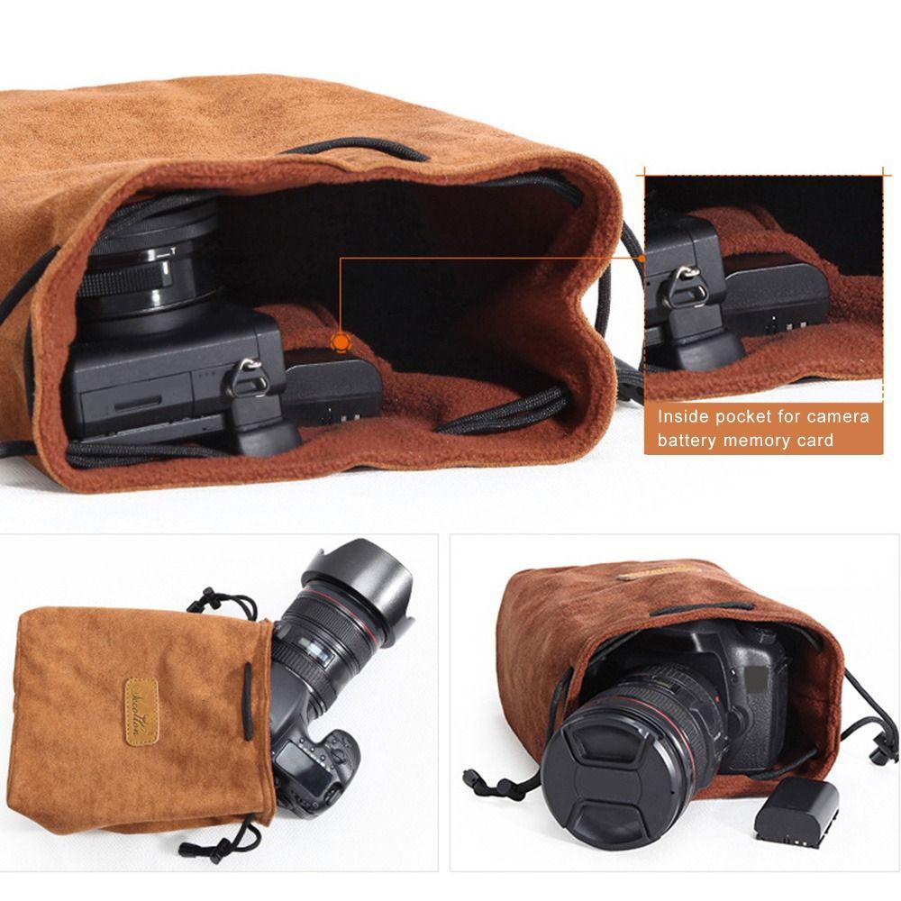 BTLIMER Túi Dây Rút Đựng Máy Ảnh Đa Năng Chống Thấm Nước Tiện Dụng