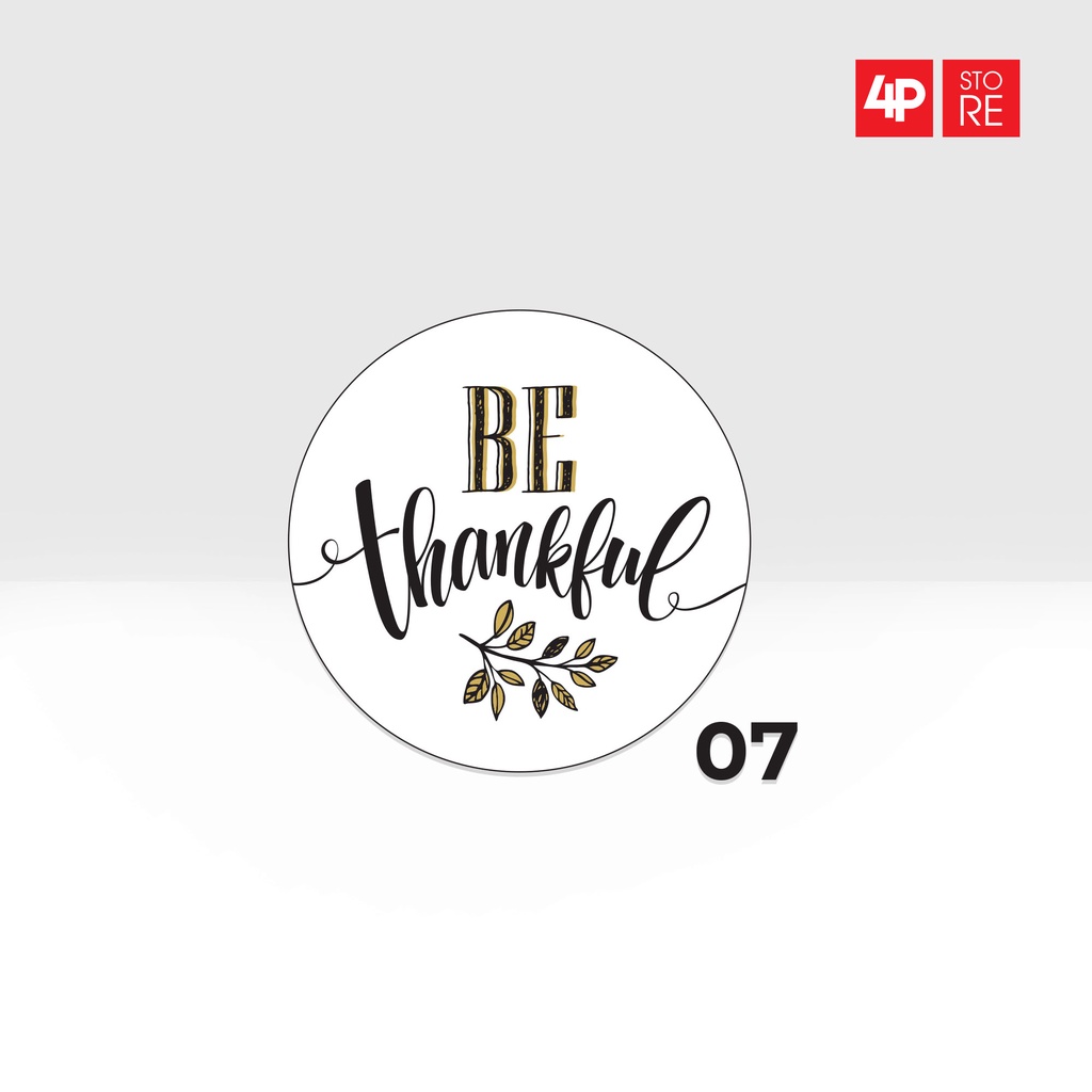 50 CÁI DECAL THANK YOU 3CM  - PHONG CÁCH TỐI GIẢN - HỎA TỐC