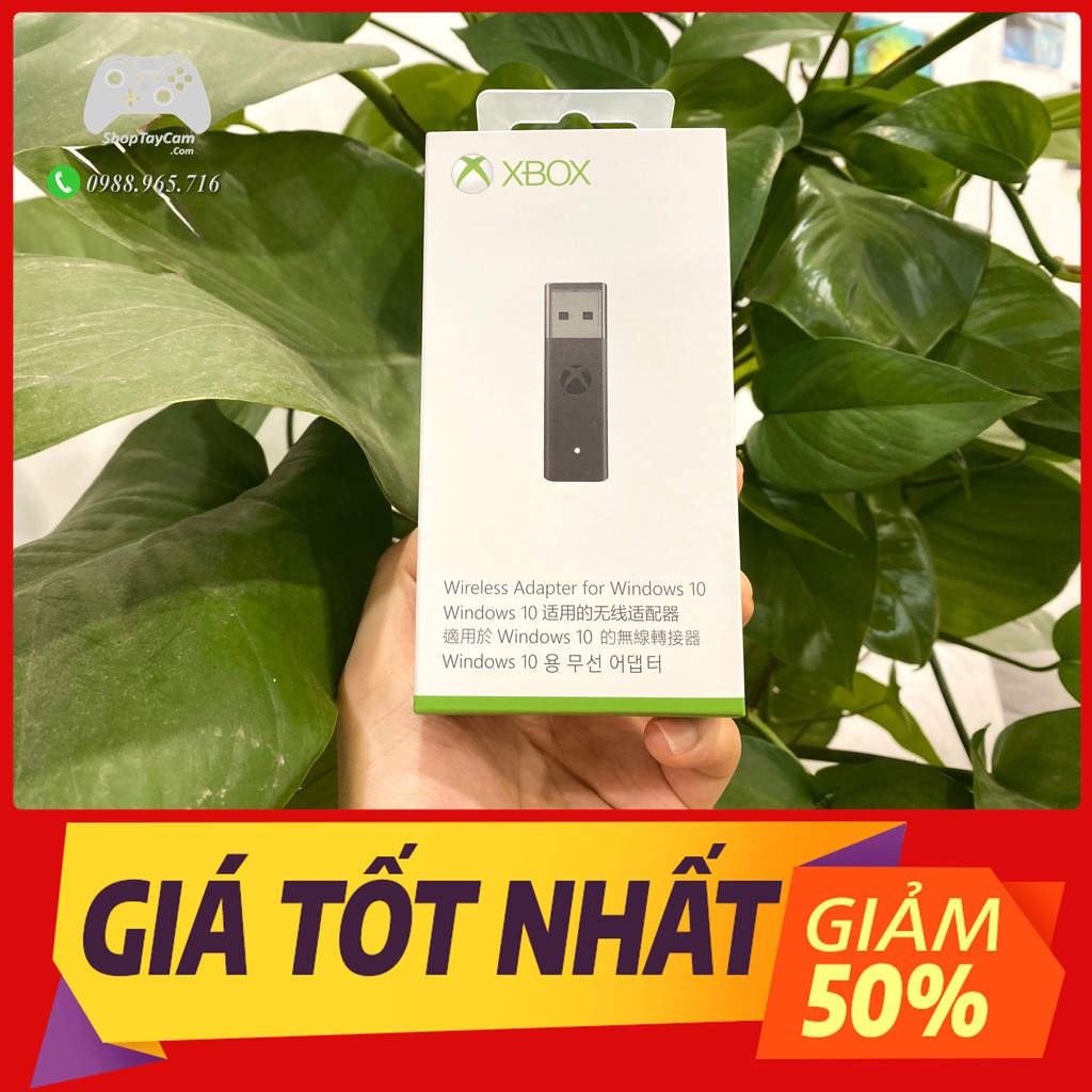  Wireless Adapter Receiver Tay Cầm Xbox One / Xbox One S Hỗ Trợ Kết Nối Không Dây | TOP