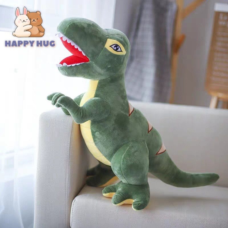 Gấu bông khủng long nhồi bông vỏ nhung cao cấp Size mini đến size 30/40/45/55cm, thú nhồi bông cho bé - Happy Hug
