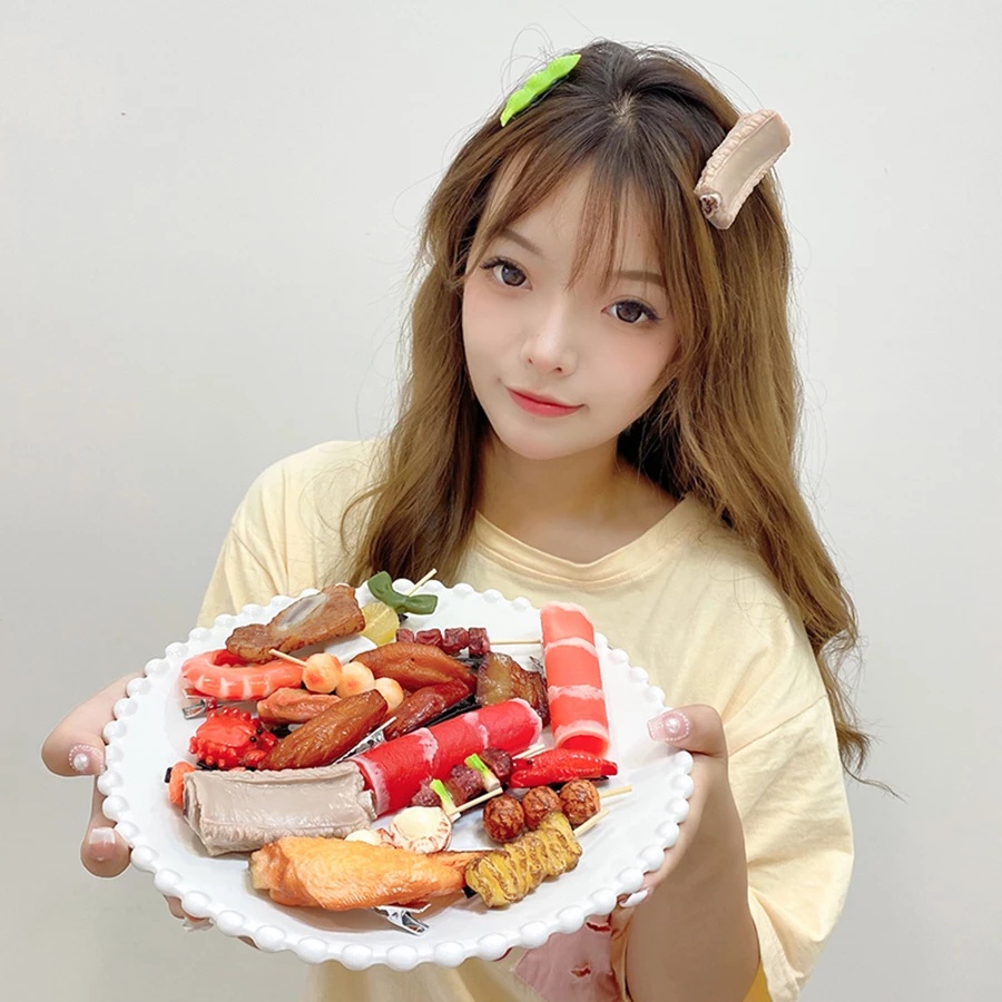 Mới Kẹp Tóc Hình Thức Ăn Độc Đáo Cho Nữ