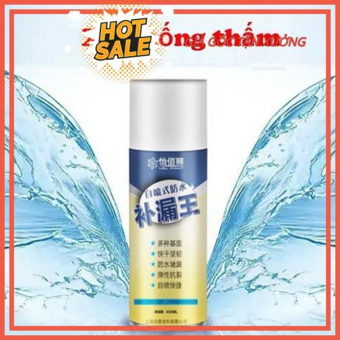 Bình xịt chống thấm, sika chống thấm tường, chống thấm dột dạng sơn xịt sẵn