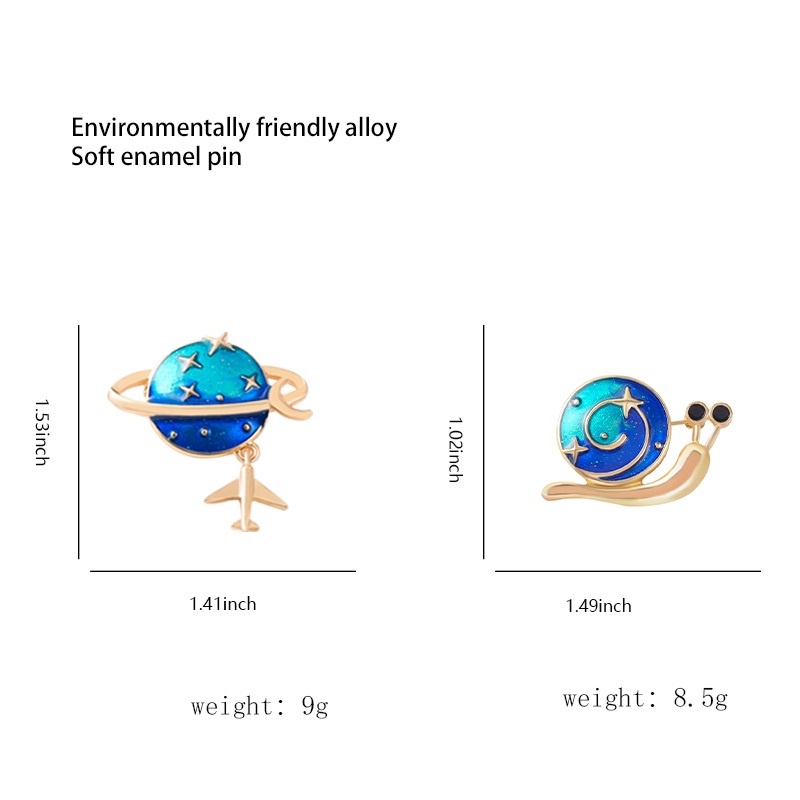 Pin cài áo phong cảnh ánh xà cừ - GC473