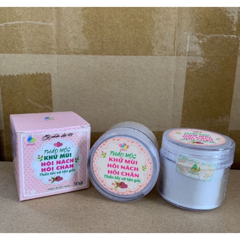 Bột thảo mộc Khử Mùi Và Làm Trắng Da Vùng nách