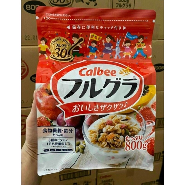 Ngũ cốc Calbee 750g Nhật Bản