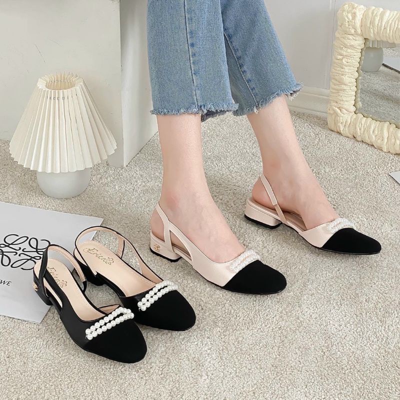 Giầy bít mũi hở hậu siêu đẹp l1 hót!!!