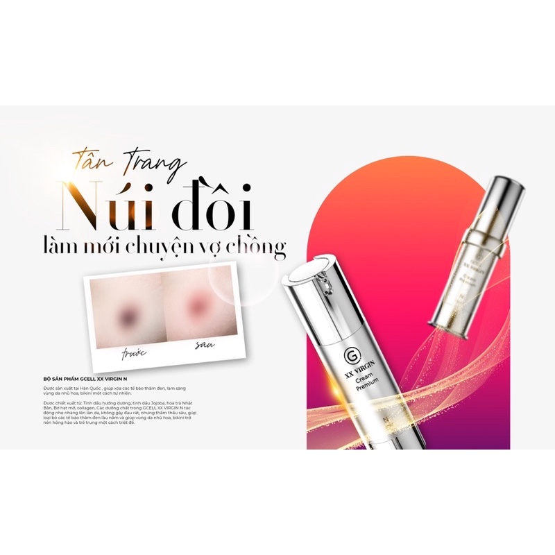 XXVIRGIN KEM LÀM HỒNG NHŨ HOA VÀ VÙNG KÍN HÀN QUỐC 5ML | BigBuy360 - bigbuy360.vn