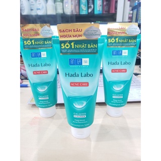 Sữa rửa mặt hada labo acne care calming cleanser 100ml