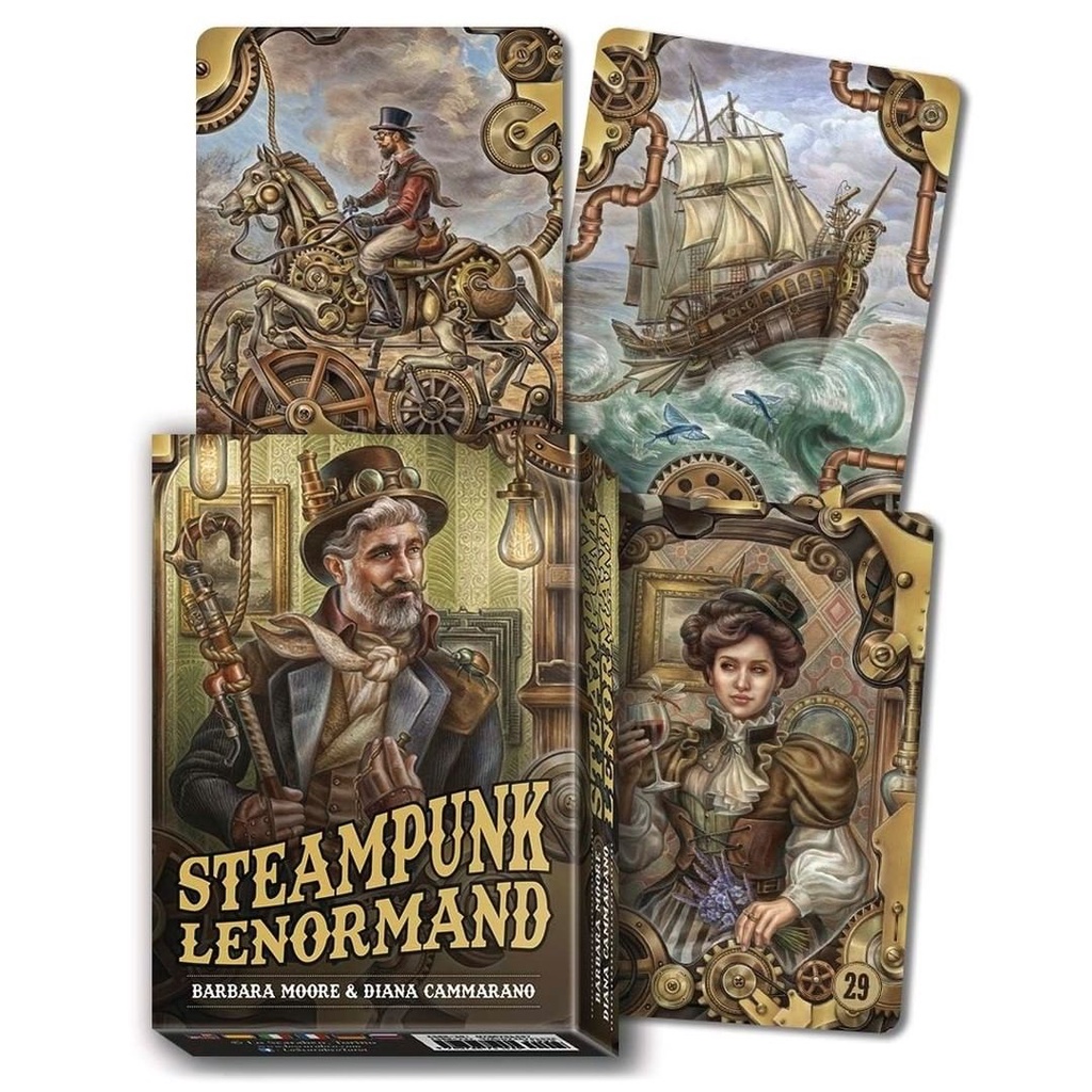 Bộ Bài Steampunk Lenormand (Mystic House Tarot Shop) - Bài Gốc Authentic Chính Hãng 100%