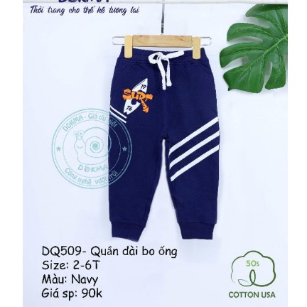 Quần dài bo ống Dokma DQ509 (2-6Y)